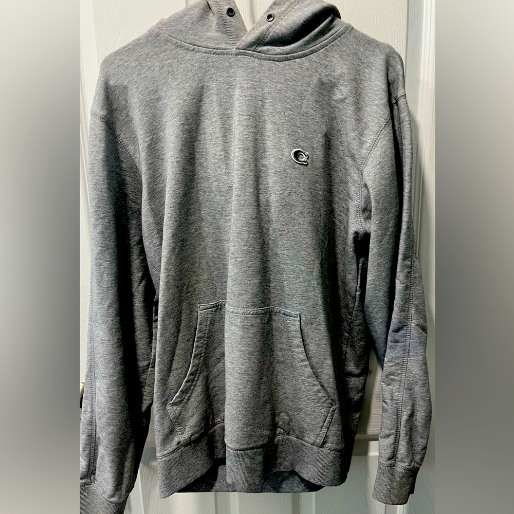 Coach Womens Hoodie Gray Medium